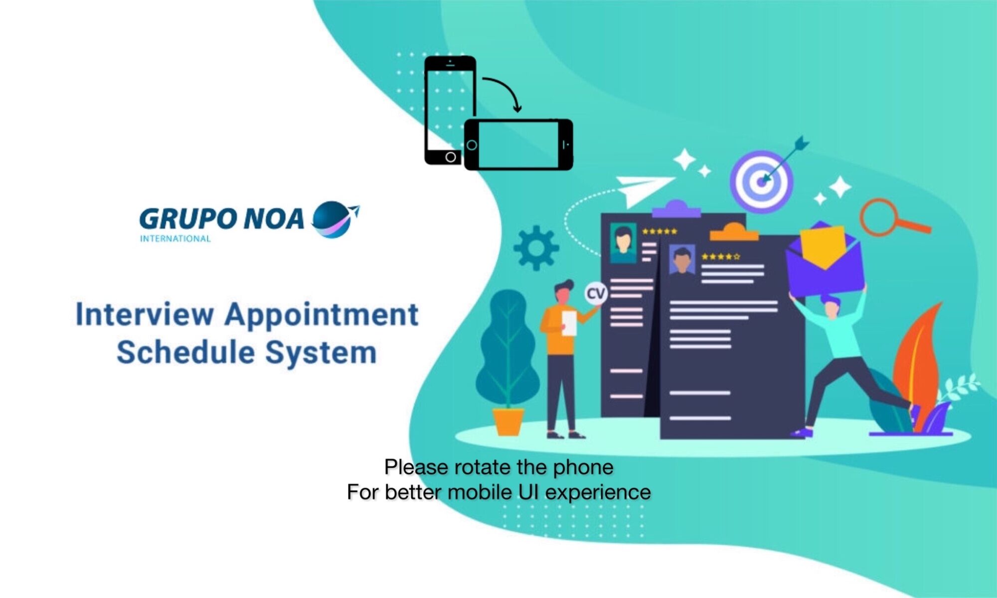 Gruponoa Interview Appointment Schedule System